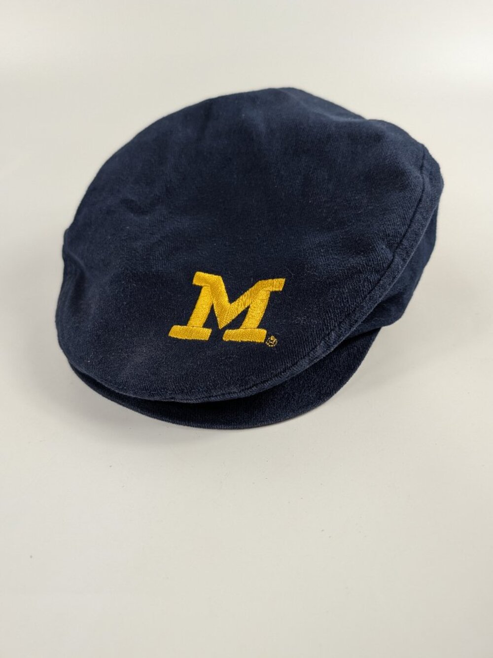 Vintage Top Of The World University of Michigan Newsboy Cabbie Hat Taiwan Sz M/L